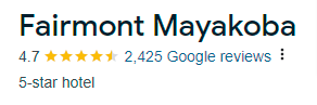 Fairmont Mayakoba Google Reviews