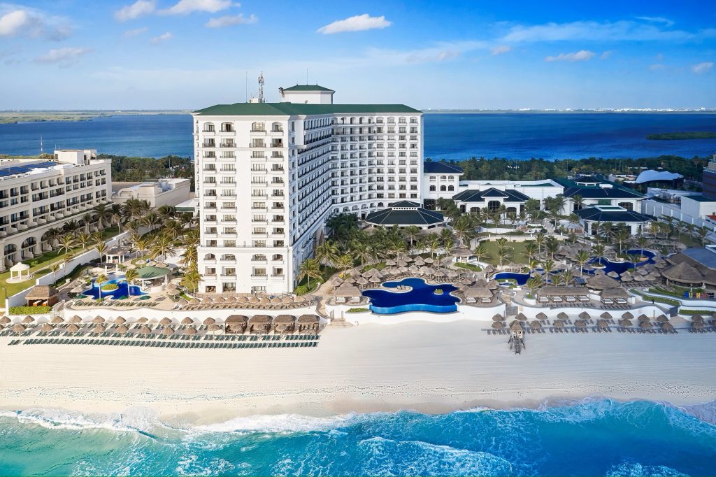 JW Marriot Cancun beachfront building